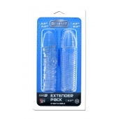 Комплект из 2 прозрачных насадок на пенис PENIS EXTENDER PACK - Dream Toys - в Сочи купить с доставкой