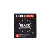 Черные презервативы LUXE Royal Black Collection - 3 шт. - Luxe - купить с доставкой в Сочи