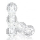 Прозрачный фигурный мастурбатор Master Stroker - Blush Novelties - в Сочи купить с доставкой