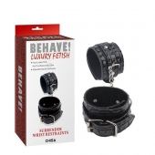 Черные наручники Surrender Wrist Restraints - Chisa - купить с доставкой в Сочи