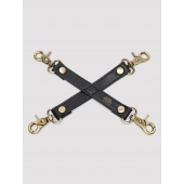 Черный фиксатор для манжет Bound to You Faux Leather Hogtie - Fifty Shades of Grey - купить с доставкой в Сочи