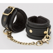 Черные наручники Bound to You Faux Leather Wrist Cuffs - Fifty Shades of Grey - купить с доставкой в Сочи