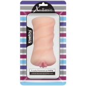 Телесный мастурбатор-вагина X-Basic Pocket Pussy без вибрации - Lovetoy - в Сочи купить с доставкой