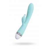 Мятный вибратор-кролик Iris - 22 см. - ToyFa