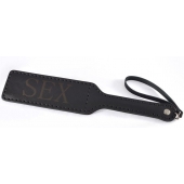 Черная гладкая шлепалка SEX - 35 см. - Sitabella - купить с доставкой в Сочи