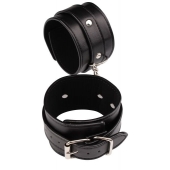 Черные оковы Classic Ankle Cuffs - Chisa - купить с доставкой в Сочи