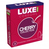Презервативы с ароматом вишни LUXE Royal Cherry Collection - 3 шт. - Luxe - купить с доставкой в Сочи