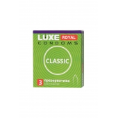 Гладкие презервативы LUXE Royal Classic - 3 шт. - Luxe - купить с доставкой в Сочи