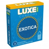 Текстурированные презервативы LUXE Royal Exotica - 3 шт. - Luxe - купить с доставкой в Сочи