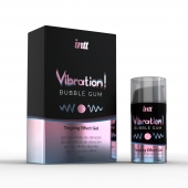 Жидкий интимный гель с эффектом вибрации Vibration! Bubble Gum - 15 мл. - INTT - купить с доставкой в Сочи