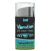 Жидкий интимный гель с эффектом вибрации Vibration! Gin   Tonic - 15 мл. - INTT - купить с доставкой в Сочи