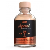Массажный гель с согревающим эффектом Aperol - 30 мл. - INTT - купить с доставкой в Сочи