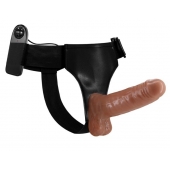 Страпон на трусиках с вибрацией Ultra Passionate Harness - 16 см. - Baile - купить с доставкой в Сочи