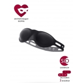 Черная плотная силиконовая маска - ToyFa - купить с доставкой в Сочи