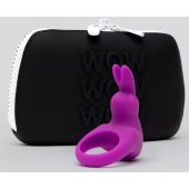 Фиолетовое эрекционное виброкольцо Happy Rabbit Cock Ring Kit - Happy Rabbit - в Сочи купить с доставкой