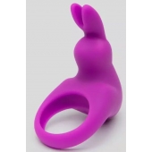 Фиолетовое эрекционное виброкольцо Happy Rabbit Cock Ring Kit - Happy Rabbit - в Сочи купить с доставкой