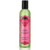 Массажное масло Naturals Strawberry Dreams с ароматом клубники - 236 мл. - Kama Sutra - купить с доставкой в Сочи