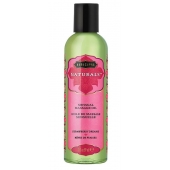 Массажное масло Naturals Strawberry Dreams с ароматом клубники - 59 мл. - Kama Sutra - купить с доставкой в Сочи