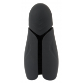 Черный силиконовый вибромастурбатор с нагревом Masturbator with 2 Functions - Orion - в Сочи купить с доставкой