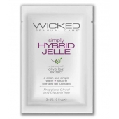 Гель-лубрикант на водно-силиконовой основе Simply Hybrid Jelle - 3 мл. - Wicked - купить с доставкой в Сочи