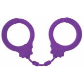 Фиолетовые силиконовые поножи Limitation - Lola Games - купить с доставкой в Сочи