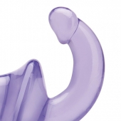 Фиолетовый безремневой страпон Strapless Strap-On - Lux Fetish - купить с доставкой в Сочи