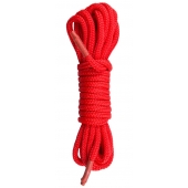 Красная веревка для связывания Nylon Rope - 5 м. - Easy toys - купить с доставкой в Сочи
