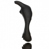 Черное эрекционное кольцо с двумя моторами Zeus Dual Vibe Cock Ring - FeelzToys - в Сочи купить с доставкой