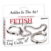 Металлические наручники Metal Leg Cuffs - Pipedream - купить с доставкой в Сочи