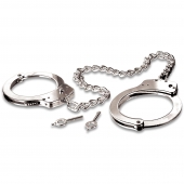 Металлические наручники Metal Leg Cuffs - Pipedream - купить с доставкой в Сочи