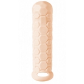 Телесный фаллоудлинитель Homme Long - 15,5 см. - Lola Games - в Сочи купить с доставкой