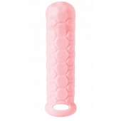 Розовый фаллоудлинитель Homme Long - 15,5 см. - Lola Games - в Сочи купить с доставкой