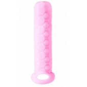 Розовый фаллоудлинитель Homme Long - 13,5 см. - Lola Games - в Сочи купить с доставкой