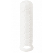 Белый фаллоудлинитель Homme Long - 15,5 см. - Lola Games - в Сочи купить с доставкой