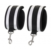 Серебристо-черные оковы Anonymo - ToyFa - купить с доставкой в Сочи