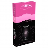 Презервативы с точками и рёбрышками DOMINO Classic Extase - 6 шт. - Domino - купить с доставкой в Сочи