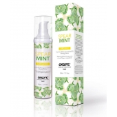 Разогревающее массажное масло Gourmet Spearmint Organic с органическими ингредиентами - 50 мл. - Exsens - купить с доставкой в Сочи