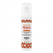 Разогревающее массажное масло Gourmet White Peach Organic с органическими ингредиентами - 50 мл. - Exsens - купить с доставкой в Сочи