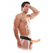 Полый страпон 8  Hollow Strap-On телесного цвета - 19 см. - Pipedream - купить с доставкой в Сочи