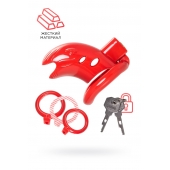 Красный мужской пояс верности из пластика - ToyFa - купить с доставкой в Сочи