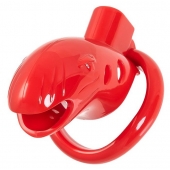 Красный мужской пояс верности из пластика - ToyFa - купить с доставкой в Сочи