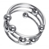 Большое металлическое кольцо под головку пениса - ToyFa - купить с доставкой в Сочи