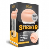Мастурбатор-ротик ZOLO DEEP THROAT - Zolo - в Сочи купить с доставкой