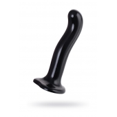 Черный стимулятор для пар P G-Spot Dildo Size L - 19 см. - Strap-on-me - в Сочи купить с доставкой