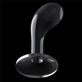 Прозрачный стимулятор простаты Flawless Clear Prostate Plug - 15 см. - Lovetoy - в Сочи купить с доставкой