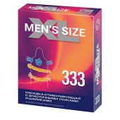 Стимулирующая насадка на пенис MEN SIZE 333 - Sitabella - в Сочи купить с доставкой