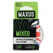 Презервативы в пластиковом кейсе MAXUS AIR Mixed - 3 шт. - Maxus - купить с доставкой в Сочи