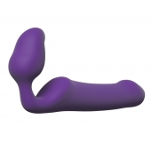 Фиолетовый безремневой страпон Queens L - Adrien Lastic - купить с доставкой в Сочи