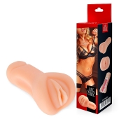 Телесный реалистичный мастурбатор в виде вагины - Bior toys - в Сочи купить с доставкой
