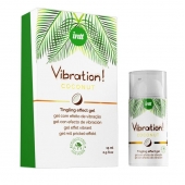 Возбуждающий гель с ароматом кокоса Vibration Coconut - 15 мл. - INTT - купить с доставкой в Сочи